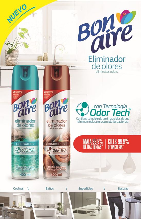 Bonaire eliminador de olores